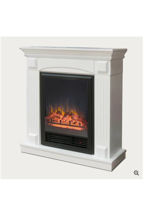 ASNORM Fuego 1600w Dekoratif Şömine Beyaz