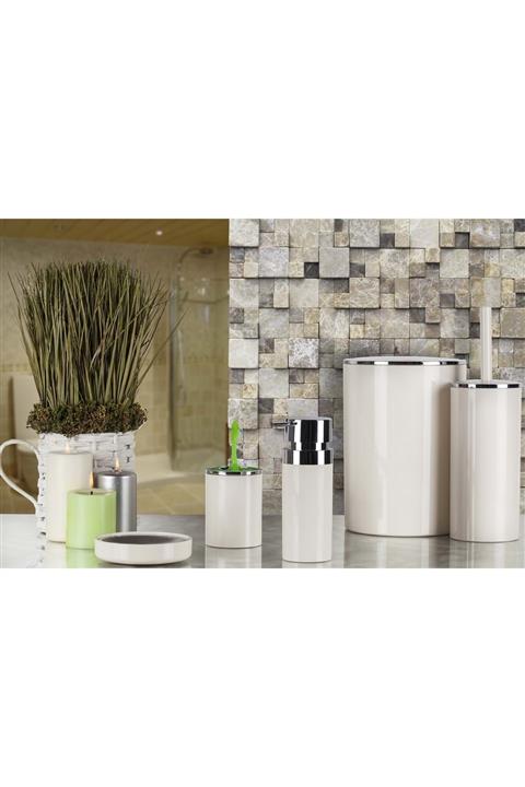 Özlem Tuhafiye Sas03 Lenox Banyo Seti - Bej