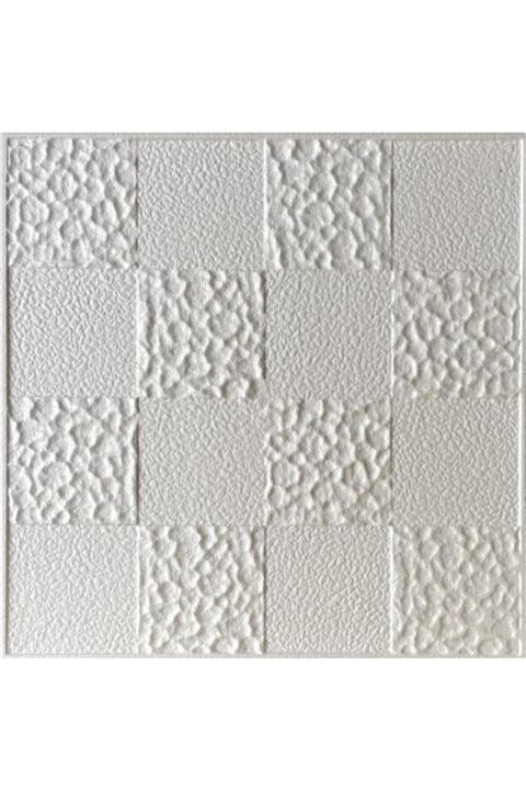 HASYILDIZ Strafor Dekoratif Tavan Kaplama D8 -6m2- 24 Adet Kare Panel