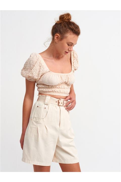 Dilvin Kemerli Şort