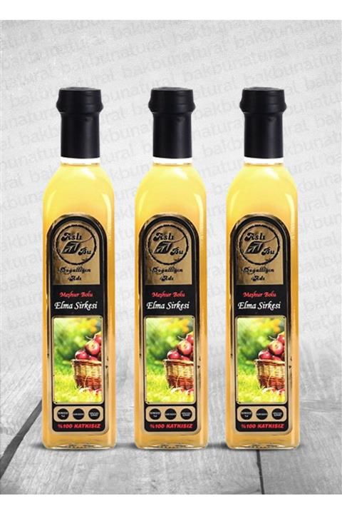 Aslı Bu Aslıbu Elma Sirkesi 3 Lü Set 3*500ml