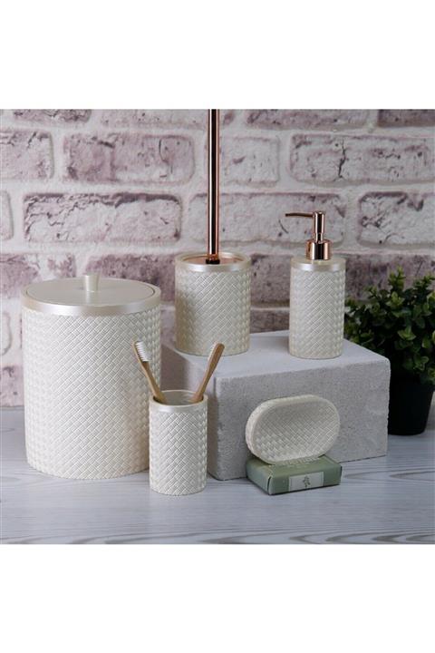 Selim Wicker 5 Parça Banyo Seti