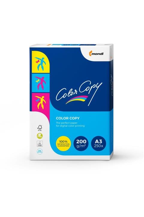 Mondi Color Copy A3 Gramajlı Fotokopi Kağıdı 200gr 1 Paket 250 Sf