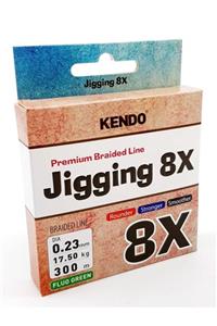 Kendo Jigging 8x Flash 300 Mt Örgü Ip (fluo Green) 0,20mm