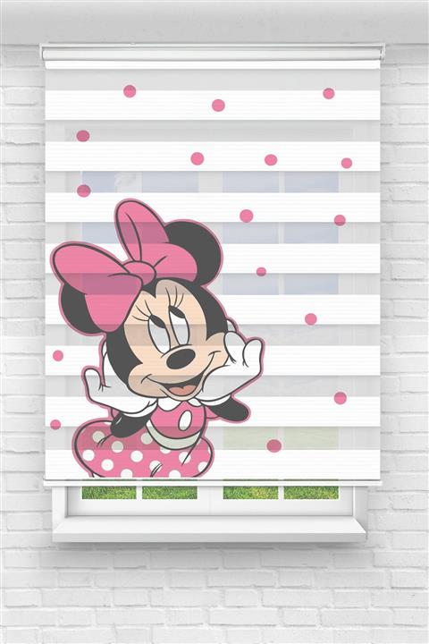 Perdecizade Miny Mouse Çocuk Odası Zebra Perde-baskılı Zebra