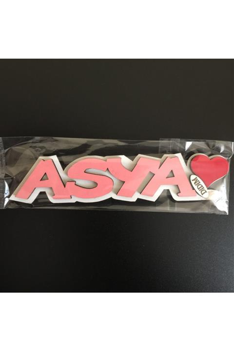 Burhan Design Asya Yazılı Isim Magnet