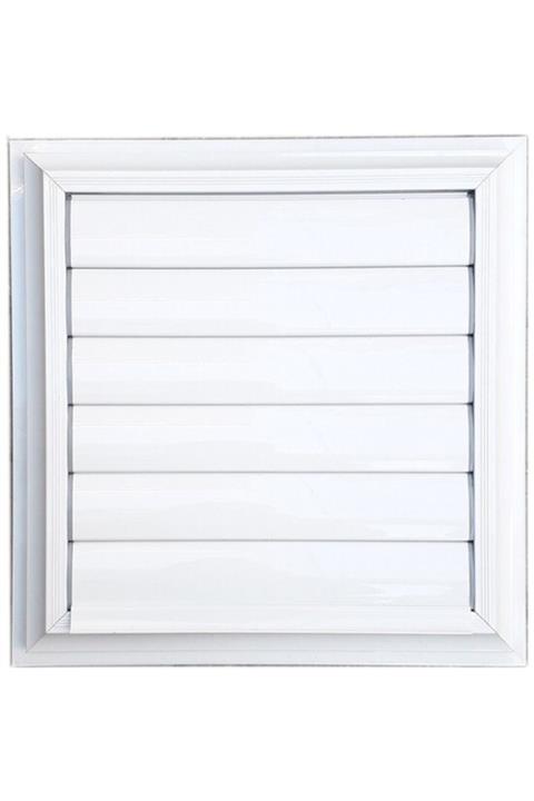 EYLÜL TASARIM 40x40cm Alüminyum Lüx Beyaz Banyo Wc Panjur Ve Menfezi