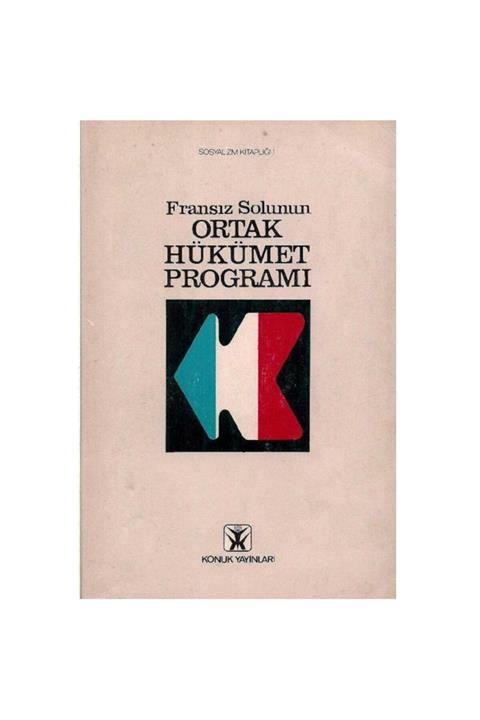 Konuk Yayınları Fransız Solunun Ortak Hükümet Programı