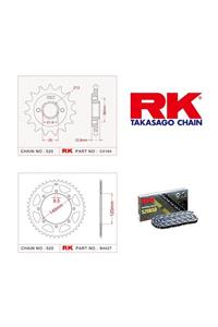 RK Kawasaki Klr 650 Rk X-Ring Zincir Dişli Set 520 Xso-15/42T(1995-2002)