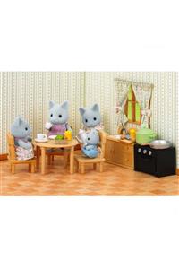 Burnis Toy Lina Oyuncak Sylvanian Families Kedi Kardeş Ve Mutfak Seti 5164 5