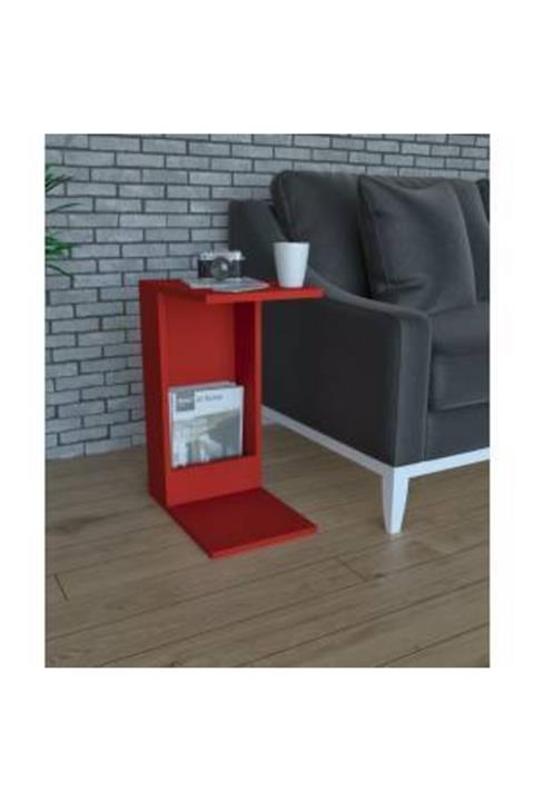 Moonlife Dergilikli C Sehpa Kırmızı