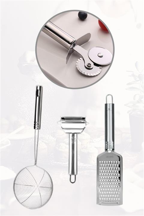 Selenica Çelik Peynir Limon Rendesi El Rendesi, Kevgir, Julyen Soyacak, Pizza Hamur Ruleti