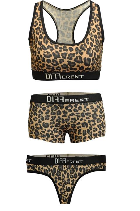 the DIFFerent Kadın Leo Baskı 3 Lü Takım