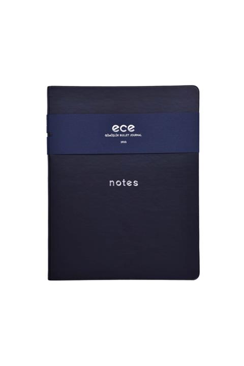 Ece Ajanda Ece Defter - Gümüşlük 18x24 - Noktalı Siyah