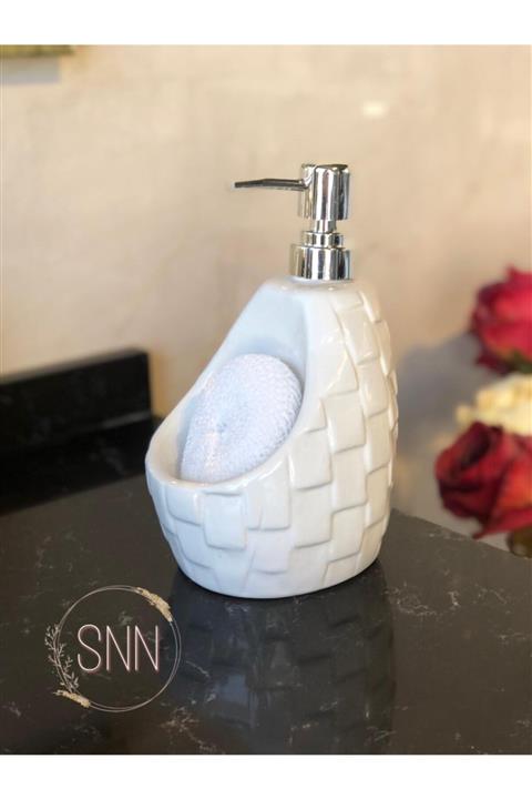 Senna Design Büyük Boy Süngerli Sıvı Sabunluk