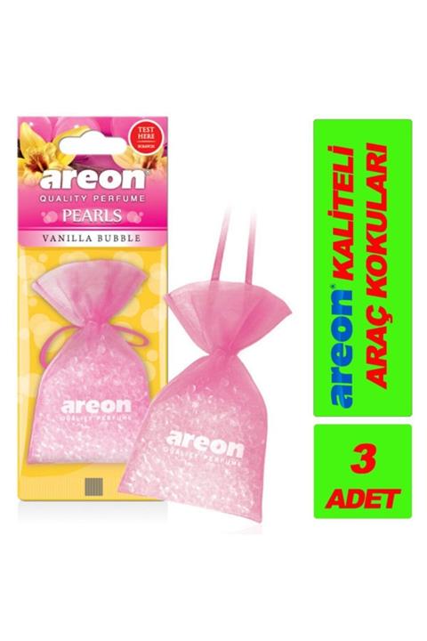 Areon Pearls Vanılla Bubble ''3 Adet'' (kaliteli Araç Kokusu)