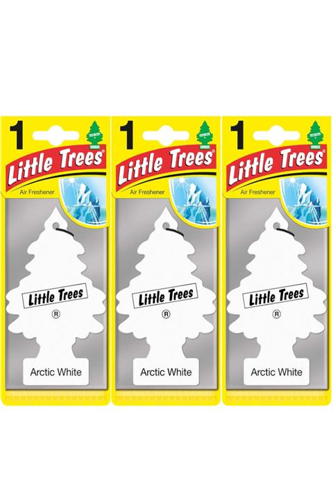 Car Freshner Little Trees Oto Kokusu 3'lü Buz Beyazı