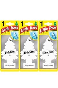 Car Freshner Little Trees Oto Kokusu 3'lü Buz Beyazı