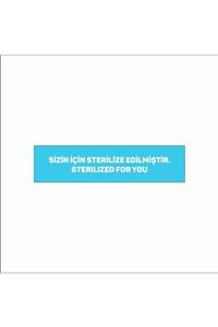 Etiket Sanati Sizin Için Sterilize Edilmiştir. Kapı Buzdolabı Otel Odaları Etiketi 1 Paket 250 Adet 5x10cm