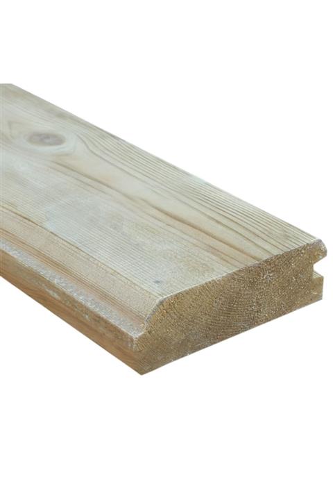 SZN Wood Lambri 275 X 14,5 X 4,2 Cm Ladin 2.sınıf Eksiz Çift Taraflı Pahlı Yeşil Emprenyeli