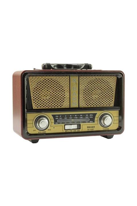 fortrek M-112bt Şarjlı Nostaljik Bluetooth Fm Radyo Usb/sd/mp3 105013