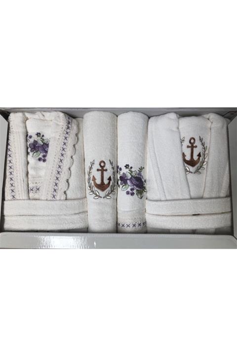 Rebeka Kopanaki 6lı Bornoz Seti