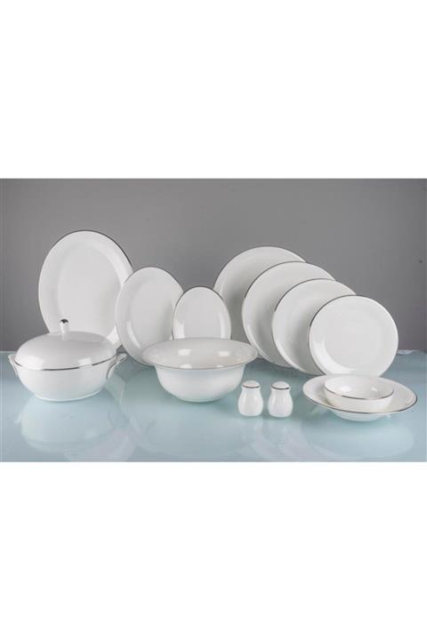 Prouna Pure Platinium 12 Kişilik Yemek Takımı 72 Parça