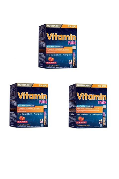 Nutraxin For Kids Vitamin Mix *3 Adet