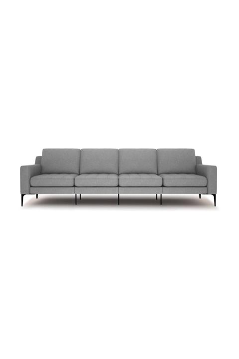 Vivense NORMOD GRİ DÖRTLÜ KOLTUK-Metal Siyah Ayak