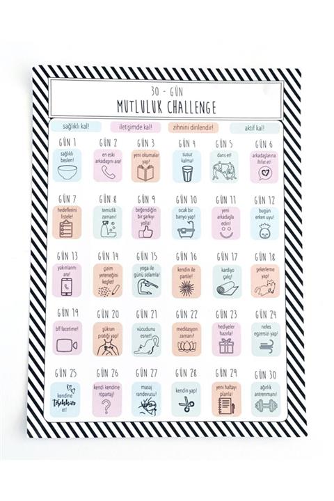 Bikutumutluluk Mutluluk Challenge Sticker Seti