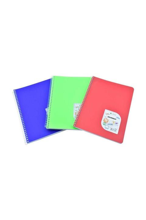 3 Çınar Çınar Spiralli A5 Kareli Defter 96 Yaprak