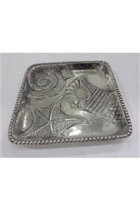 LAMEDORE Ocenıa Denız Kabugu Desenli Dekoratif 26.7*26.7*3.8 Cm