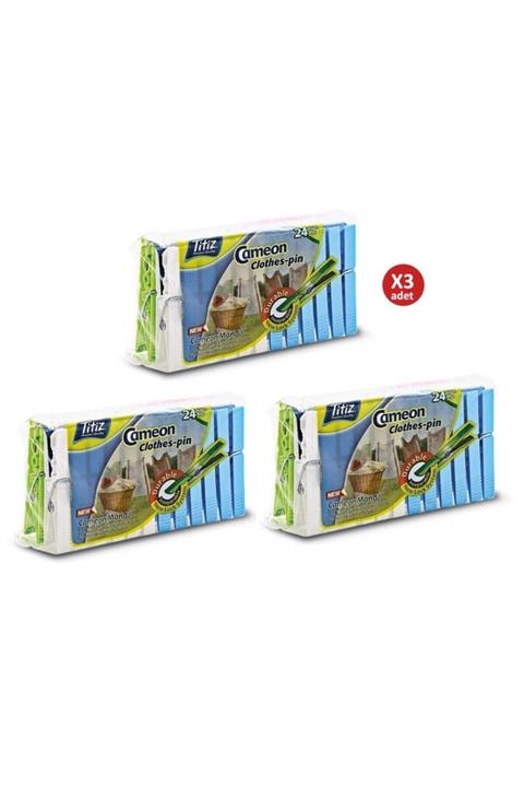Titiz Plastik Titiz Cameon Tp 671 Plastlk Mandal 3 Pkt (3*24)toplam 72adet)