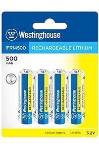 Westinghouse Ifr14500 3.2v 500mah Lifepo4 Solar Pil