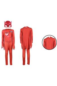 Pj Mask Pijamaskeliler Baykuş Kız Kostümü Çocuk Kıyafeti