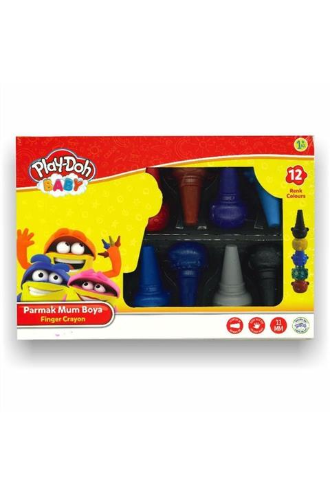 Play Doh Baby 12 Renk Parmak Mum Boya Cr-017