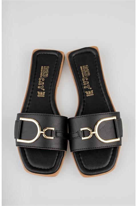 Diardi Kadın Siyah Sandalet Terlik