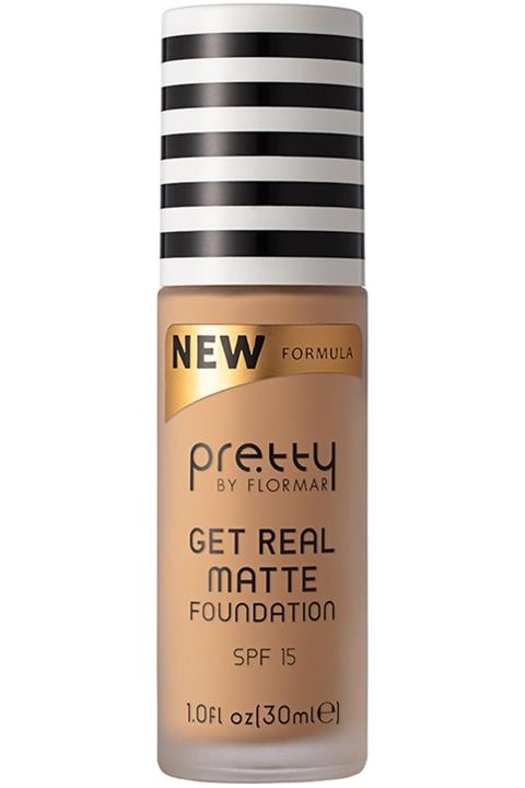 Flormar Marka: Pretty By Get Real Matte Foundation 008 Medium Beige