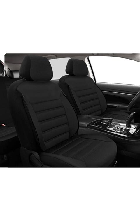 NiCe Shop Peugeot 307 Uyumlu Koltuk Kılıfı Dark Color - Siyah