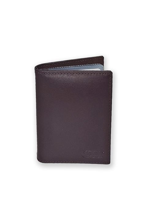 Granit Deri Erkek Kahve Kredi Kartlık 4003