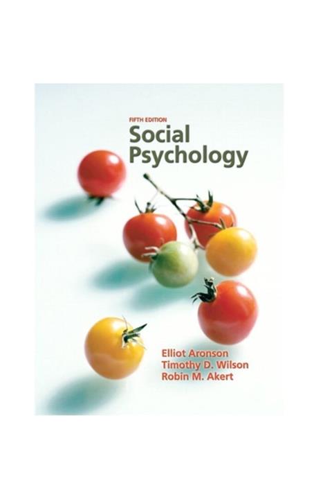 Prentice Hall Socıal Psychology - Fıfth Edıtıon / Ellıot Aronson - Tımothy D.wılson - Robin M. Akert