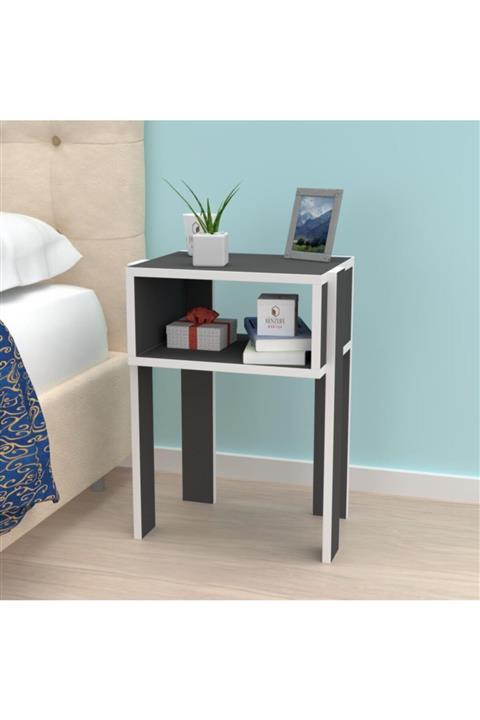 Kenzlife komodin orabella gri komidin 060*040*30 4 ayaklı şifonyer kitaplık yatak odası genç odası