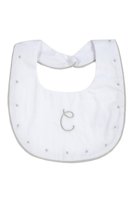 Chicco C Harfi Nakışlı Mama Önlüğü Üniseks Bebek