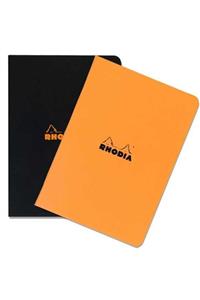 Rhodia Rhodıa 148x210mm A-5 Kareli Defter Karışık Renk (turuncu-siyah) K