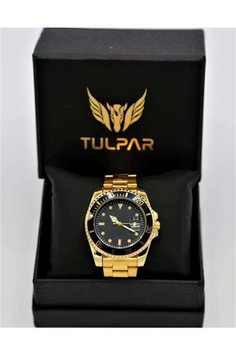 Tulpar Özel Kutusunda Metal Kordon Erkek Kol Saati