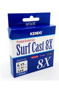 Kendo Surf Cast 8x Fıghtıng 300 Mt Örgü Ip ( Ice Blue) 0,13mm