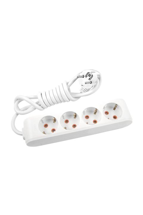 VİKO Multi-Let Dörtlü Priz Topraklı 5 Mt (Çocuk Korumalı)