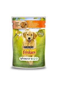 Friskies Adult Tavuklu Pouch Köpek Konservesi 100 gr