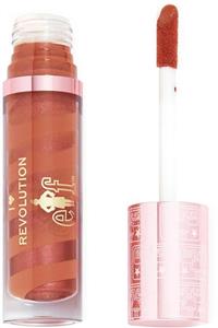 I HEART REVOLUTION Elf Candy Cane Best Coffee Lip Gloss  Dudak Parlatıcısı