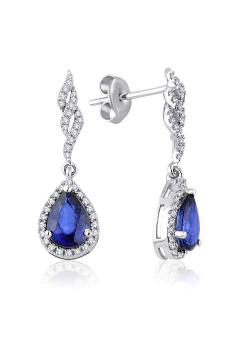 Sembol Gold Pırlanta Safir Yüzük 2,00 ct